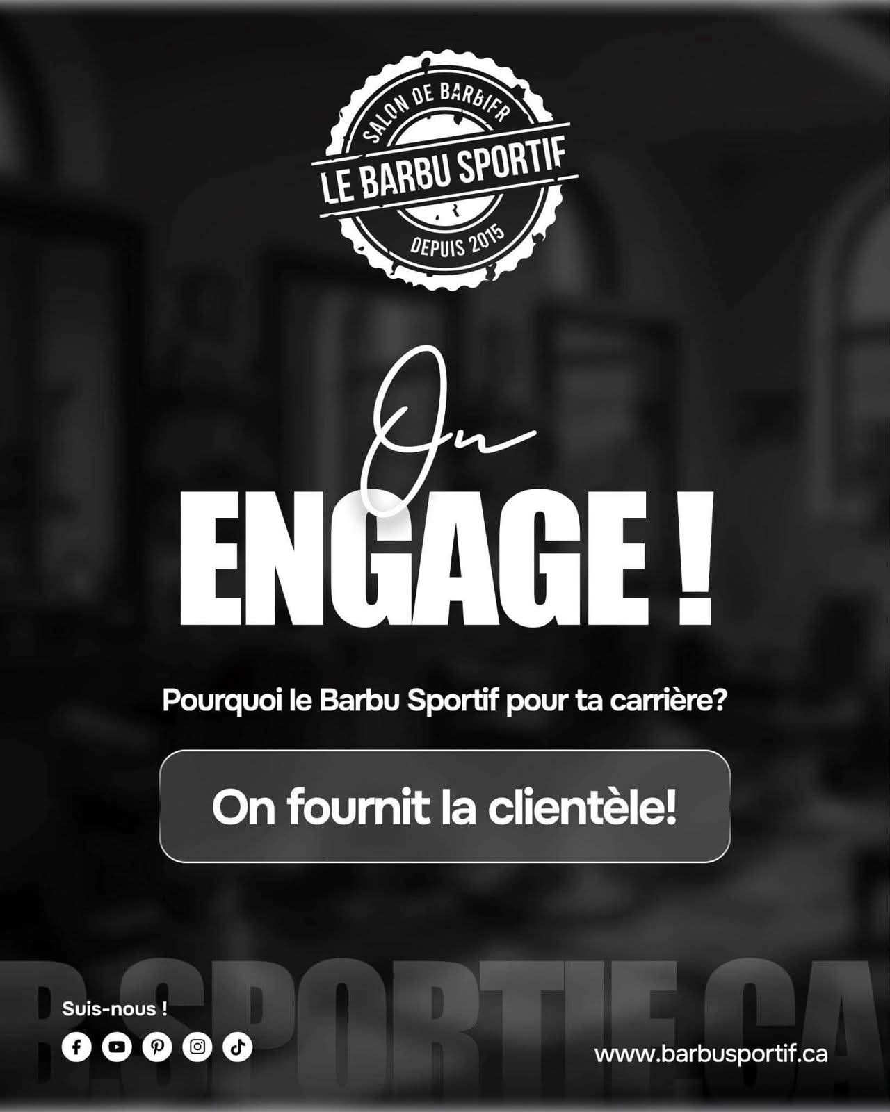 Quels sont les standards pour travailler au Barbu Sportif?
La première chose que Le Barbu Sportif cherche, c’est une belle attitude et d’être le fun à travailler avec. L'équipe du Barbu Sportif veut une ambiance familiale dans tous ses salons. Pour l'expérience et la qualité des coupes, on comprend que ce n'est pas tout le monde qui a 5 ans d'expérience; on veut surtout des gens qui veulent apprendre, qui n'ont pas peur d'apprendre et qui possèdent tous leurs outils.
L'humain et l'attitude d'abord et avant tout
D'abord, lorsque vient le temps de postuler dans un réseau réputé, il est tout à fait normal de se demander : quels sont les standards pour travailler au Barbu Sportif? Contrairement à bien des endroits où seule la vitesse d'exécution compte, notre priorité absolue repose sur la personnalité et la dynamique d'équipe.
En effet, la première chose que Le Barbu Sportif cherche, c'est une belle attitude et d'être le fun à travailler avec. Que ce soit dans nos succursales de Joliette, Québec, Mirabel, Drummondville, Victoriaville, Sorel-Tracy ou Terrebonne, nous faisons en sorte de préserver un climat positif au quotidien.
Une véritable ambiance familiale dans tous nos salons
Ensuite, l'esprit d'équipe chez nous est le cœur même de notre succès partout au Québec :
Un climat chaleureux : D'une part, l'équipe du Barbu Sportif veut une ambiance familiale dans tous ses salons. On s'entraide, on rit ensemble et on veille à ce que chaque journée de travail se passe dans la bonne humeur.
Le désir d'apprendre plus que les années sur le CV : D'autre part, concernant l'expérience et la qualité des coupes, on comprend que ce n'est pas tout le monde qui a 5 ans d'expérience. Ce n'est pas un frein pour nous!
La motivation et la curiosité : De surcroît, on veut des gens qui veulent apprendre et qui n'ont pas peur d'apprendre. Comme nous offrons de la formation continue chaque semaine avec un maître barbier, l'important est d'avoir la volonté de s'améliorer constamment.
L’équipement de base requis : Enfin, la seule exigence technique de départ est simple : tu dois avoir tous tes outils professionnels pour être prêt à couper dès ton arrivée sur le plancher.
Ce que nous évaluons chez un candidat
Standards du Barbu Sportif	Ce que cela signifie pour toi
Attitude & Personnalité	Être positif, respectueux, ponctuel et agréable à côtoyer au quotidien
Esprit d'équipe	Participer à créer une véritable ambiance familiale dans le salon
Volonté d'apprendre	Être ouvert aux conseils, participer aux formations et vouloir progresser
Équipement	Posséder tous tes outils de travail professionnels indispensables
Un environnement idéal pour faire grandir votre passion
Par la suite, si tu possèdes tes outils et que tu as la bonne attitude, Le Barbu Sportif mettra toutes les ressources à ta disposition pour te faire devenir un barbier accompli. Grâce au plus grand réseau de salons au Québec, tu profites d'un achalandage continu, d'une paye hebdomadaire et de collègues qui partagent la même passion que toi.
Fais le saut et viens nous rencontrer
En somme, si tu répondais aux questions sur les standards pour travailler au Barbu Sportif et que tu te reconnais dans cette description, ta place est déjà préparée chez nous.
Pose ta candidature en ligne : Remplis ton formulaire directement sur le site officiel de Le Barbu Sportif.
Passe nous saluer : Viens directement au salon le plus proche avec tes outils et ta bonne humeur!